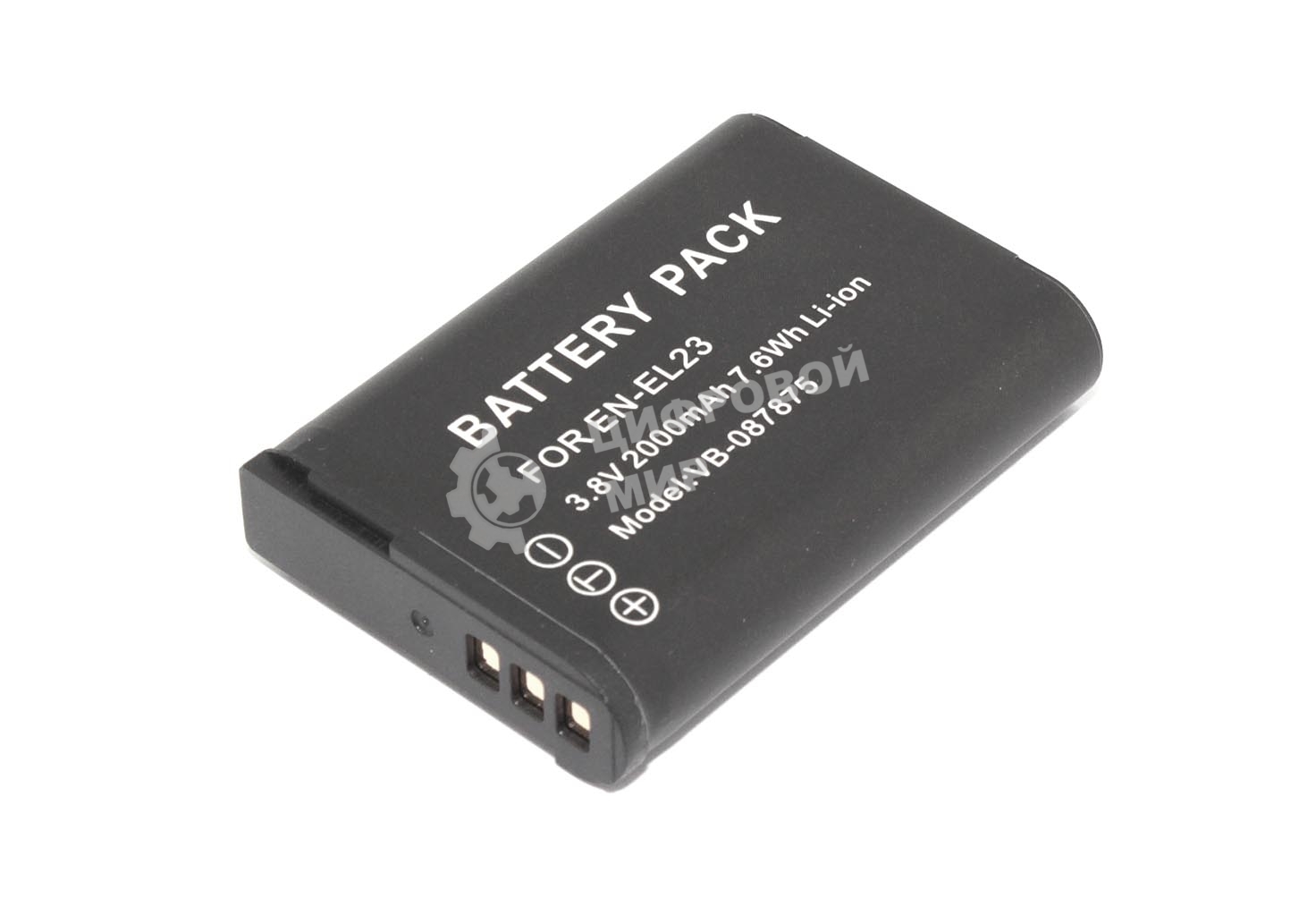 Аккумуляторная батарея для фотоаппарата Nikon Coolpix P900, P600, P610 (EN-EL23) 3,8V 2000mAh Li-ion