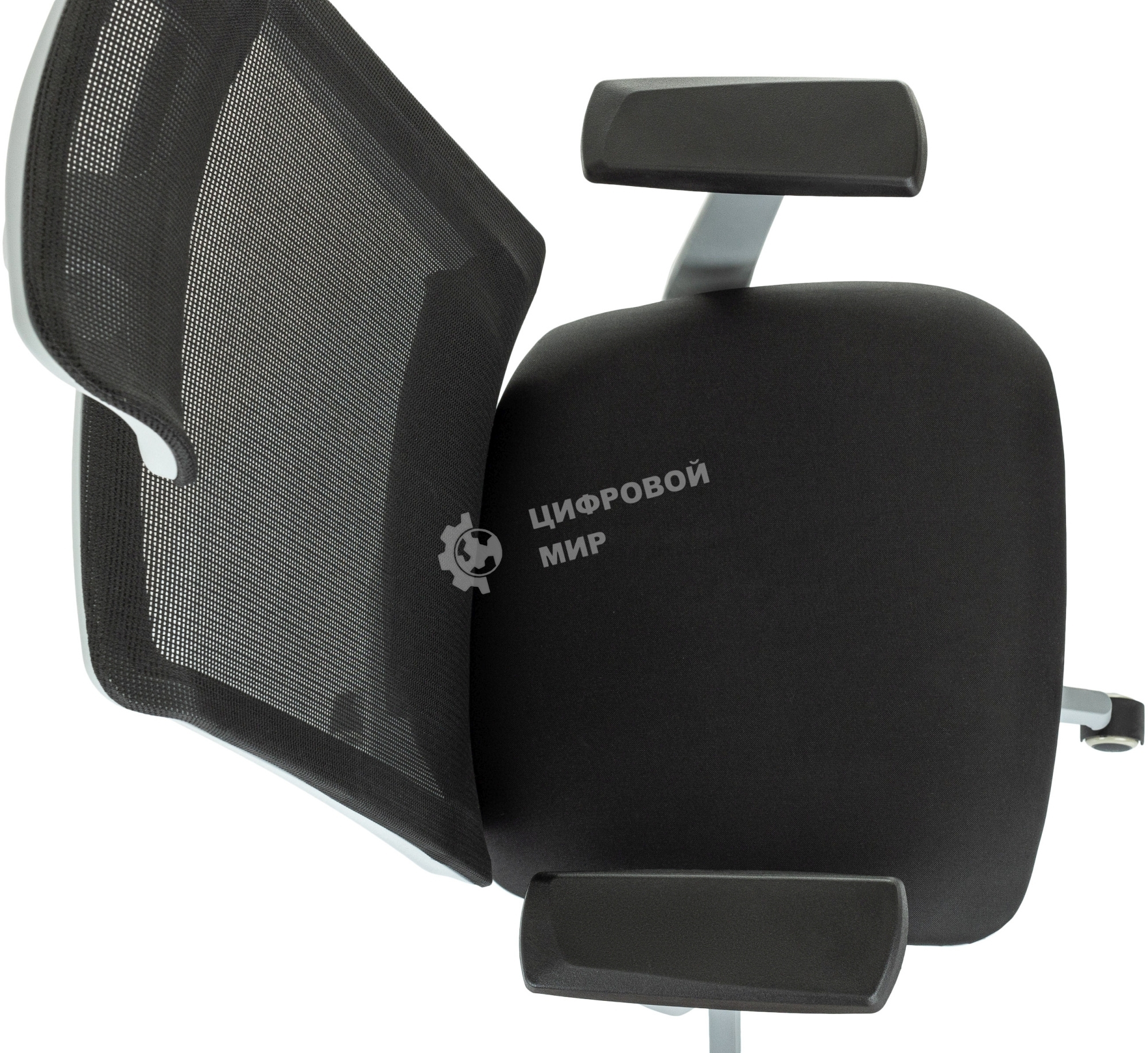 Кресло руководителя Бюрократ MC-G611NL-H черный Elastic-102 с подголов. крестов. 4-луч. пластик пластик серый