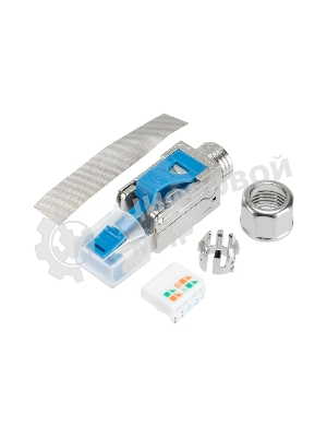 Разъем RJ-45(8P8C) Rexant полевой заделки под витую пару, FTP, CAT 6 (50 µ