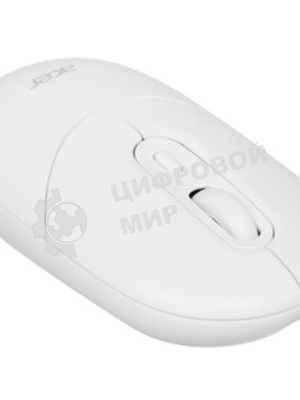 Мышь беспроводная Acer OMR301 белый, 1600 dpi, радиоканал, Bluetooth, USB, кнопки - 4