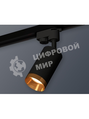 Светильник Ambrella light XT6323064 SBK/PYG черный песок/золото желтое полированное MR16 GU5.3 (A2521, C6323, N6134)
