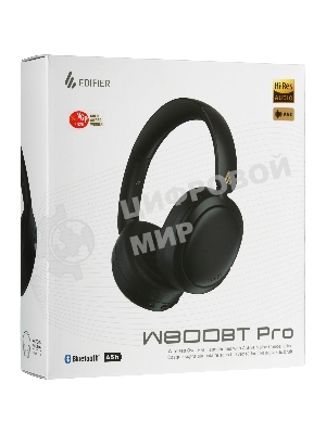 Гарнитура мониторные Edifier W800BT Pro черный беспроводные bluetooth оголовье
