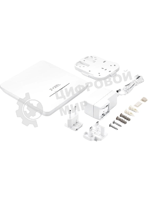 Точка доступа ZyXEL NebulaFlex NWA50BE, Wi-Fi 7, 5012 Мбит/с, 1xRJ45, белый