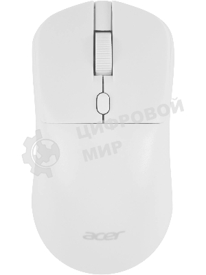 Мышь Acer OMR501 белый оптическая 1600dpi silent беспров. USB 4but (ZL.MCE11.018)