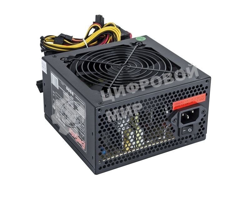 Блок питания ExeGate 500NPXE (EX221638RUS), 500Вт, 120мм, черный