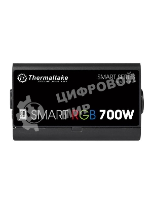 Блок питания Thermaltake Smart RGb (PS-SPR-0700NHSAWE-1), 700Вт, 80 PLUS, 120мм, черный