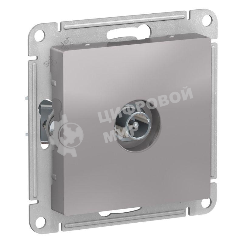 Розетка телевизионная Алюминий оконечная 1DB, механизм ATN000391 Schneider Electric
