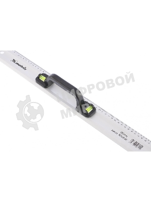 Линейка-уровень Matrix, 600 мм, металлическая, пластмассовая ручка 2 глазка MASTER