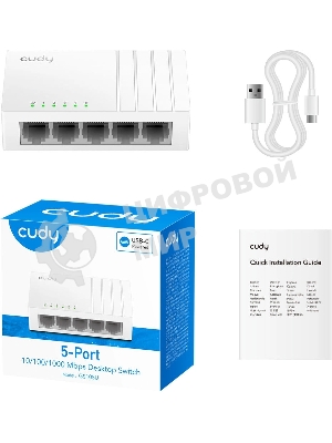 Коммутатор Cudy GS105U, 5×1 Гбит/с