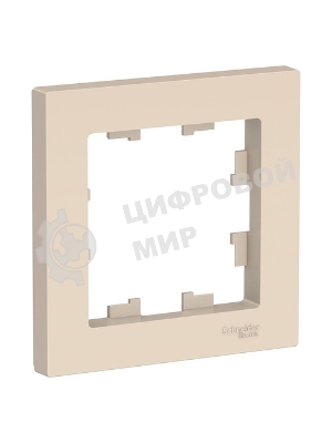 Рамка 1-м AtlasDesign беж. SchE ATN000201