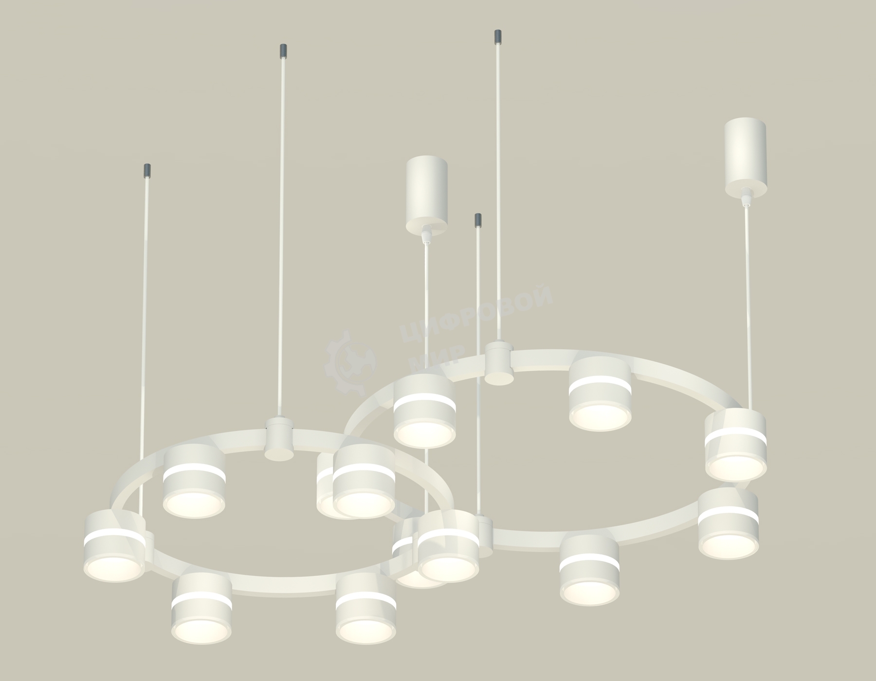 Светильник Ambrella light XR92081001/13 SWH/FR белый песок/белый матовый GX53 (A9208, C9236, C9231, N8444)