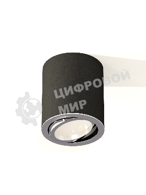 Светильник Ambrella Light XS7422002 SBK/PSL черный песок/серебро полированное MR16 GU5.3 (C7422, N7003)
