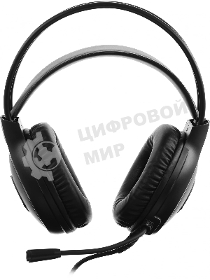 Гарнитура A4Tech Fstyler FH300U чёрный, проводная, USB, подсветка