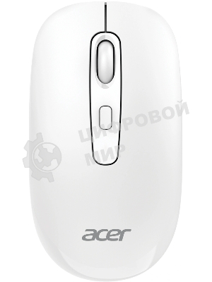 Клавиатура + мышь Acer OCC503 клав:белый мышь:белый USB беспроводная (ZL.ACC11.00L)