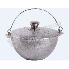 Казан походный 56300 6 л, литой алюминиевый с крышкой