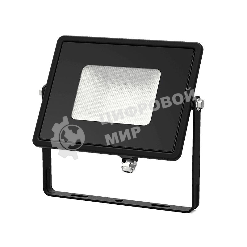 Прожектор светодиодный Gauss Qplus 30Вт 6500К 2550лм IP65 графит. сер. 1/10