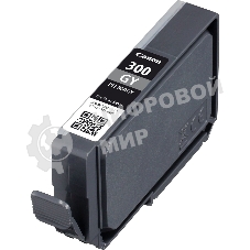 Картридж струйный Canon PFI-300 GY EUR/OCN серый (236 стр.) для Canon imagePROGRAF PRO-300