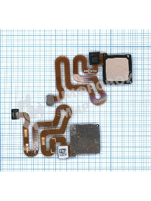 Кнопка HOME в сборе с механизмом и шлейфом для Huawei P9 Lite/G9, золотая