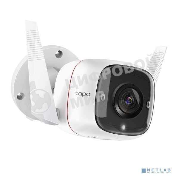 Видеокамера IP TP-Link Tapo C310 белый 3Mp indoor & outdoor IP camera, 30m Night Vision, IP66 dust & waterproof, Motion Detection and Notification, 2-way Audio, supports Micro SD card storage, easy setup with APP