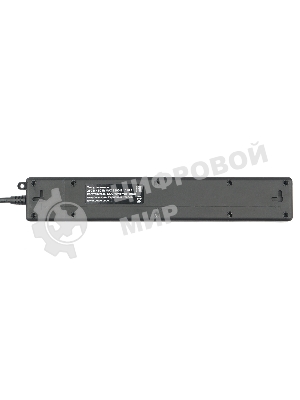 Бытовой удлинитель PowerCube, 4 р с/з вык.,3USB, 3500 Вт, 16А, 1.9 м, 3x1,0 черный PC-7B-2M