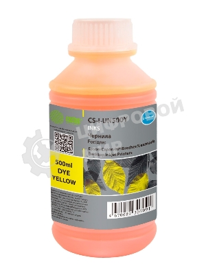 Чернила Cactus CS-I-Un500Y желтый 500мл для HP/Lexmark/Canon/Epson/Brother