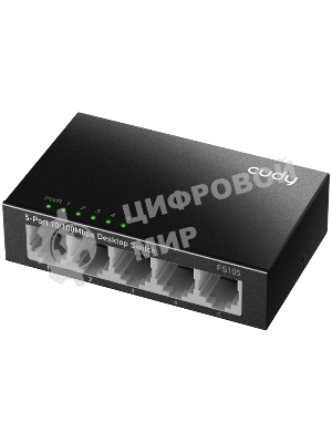 Коммутатор Cudy FS105, 5×100 Мбит/с
