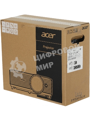 Проектор Acer X1128H, DLP, SVGA, 4800 Lm, 20000:1, EMEA, 2.7 Kg, EURO Power