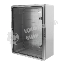 Корпус пластиковый ЩМПп с прозрачной дверцей и монтажной панелью 500х400х180мм, АБС, УХЛ1, IP65 Rexant