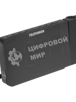 Радиочасы с будильником TELEFUNKEN TF-1709 (черный с белым)
