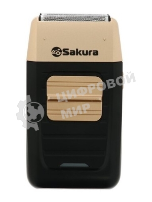 Электробритва Sakura SA-5421BR 3гол 2триммера сух.бритье аккум