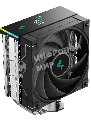 Устройство охлаждения(кулер) Deepcool AK400 Digital SE Soc-AM5/AM4/1200/1700/1851 черный 4-pin 19-28dB Al+Cu LCD 220W 812gr Ret (R-AK400-BKADMN-GJD)