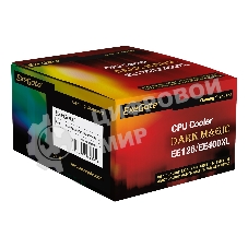Кулер для процессора ExeGate Dark Magic EE126M-PWM.RGb черный, 120 мм, алюминий, 2000 об/мин, 24 дБ, 4 pin, 100 Вт, 65 мм