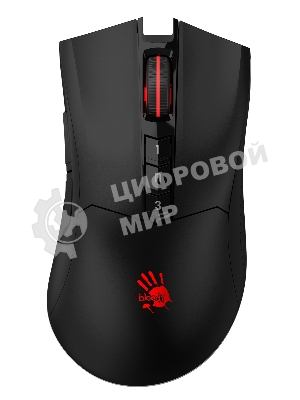 Мышь беспроводная A4Tech Bloody R90 Plus черный, 5000 dpi, радиоканал, USB, кнопки - 8