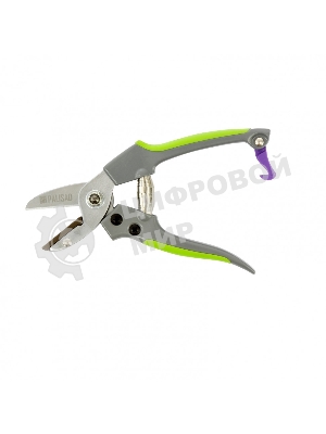 Секатор с наковальней Palisad 170 мм, металлические обрезиненные рукоятки