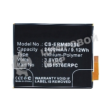 Аккумулятор CameronSino CS-ERM400SL LIS1576ERPC для Sony Xperia M4 Aqua E2303 3.8V, 2400mAh, 9.12Wh