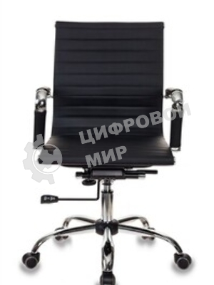 Кресло Бюрократ CH-883-LOW/BLACK черный, экокожа