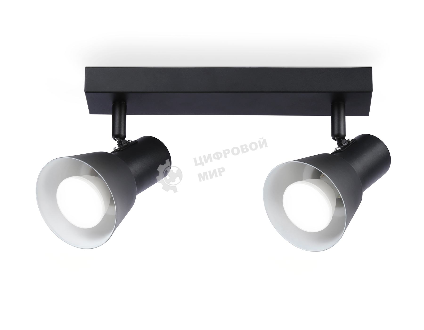 Светильник Ambrella light TA13117/2 BK/WH черный/белый GU10/2 max 12W 350*85*150
