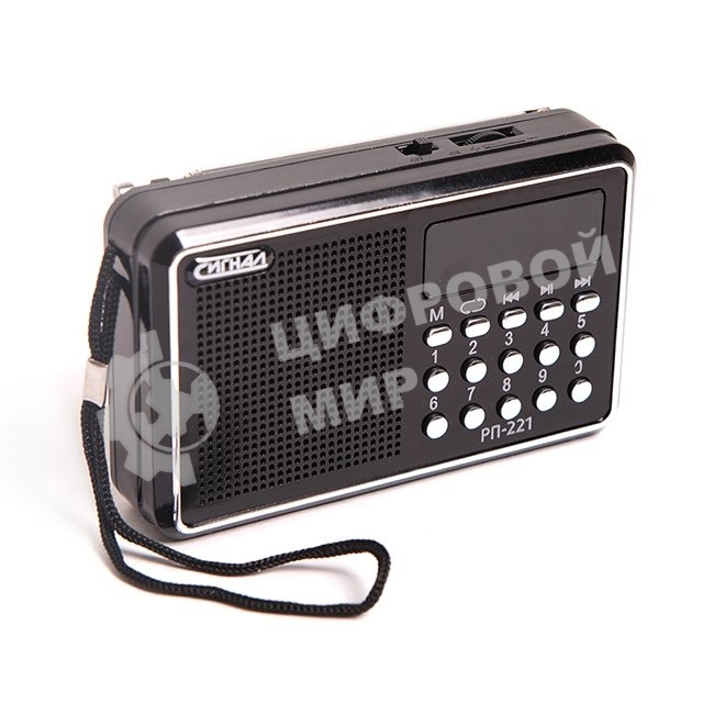 Радиоприемник Сигнал РП-221, USB, SD, дисплей