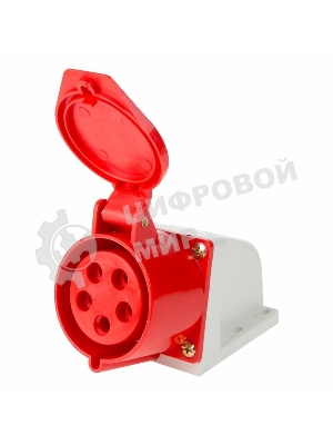 Розетка Rexant 125 стационарная 3Р+РЕ+N 32А 380В IP44