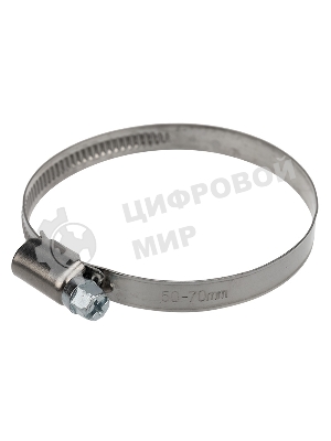 Хомут червячный Rexant 50-70-0,7 мм, (упак. 25 шт)