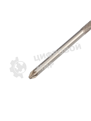 Отвертка крестовая Rexant PZ 2х100 мм, трехкомпонентная рукоятка, сталь S2