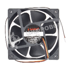 Вентилятор для корпуса Gembird черный, 120 мм, 2500 об/мин, 38.65 дБ, 3 pin