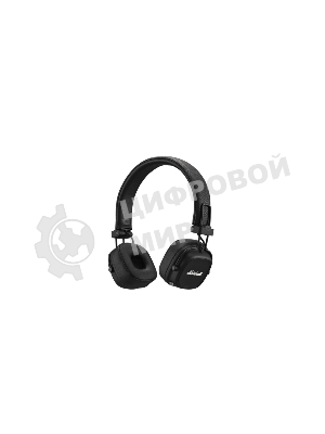 Беспроводные/проводные наушники Marshall Major IV черный, накладные, Bluetooth + проводной, беспроводная зарядка, до 80 ч