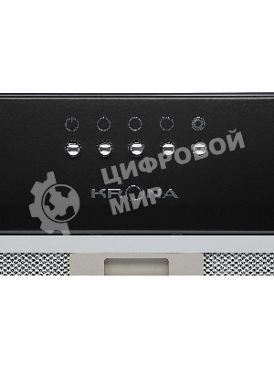 Вытяжка встраиваемая Krona Runa 600 PB черный, 60 см, 845 куб. м/ч, 53 дБ