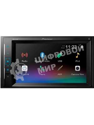 Автомагнитола Pioneer DMH-A245BT, 2 DIN, 6.2