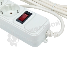 Сетевой фильтр EKF UFP10-375-6-03 6x3 м 10А/2,2 кВт с выкл. c/з ПВС 3х0,75 Блокбастер EKF PROxima