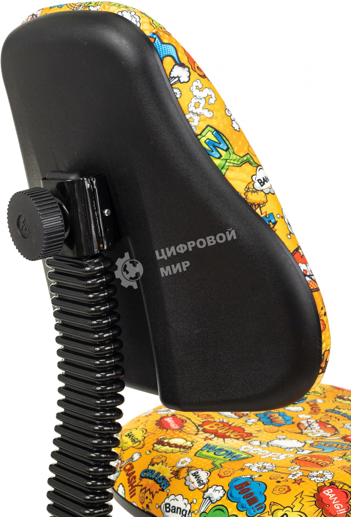 Кресло детское Бюрократ KD-4 оранжевый бэнг крестов. пластик