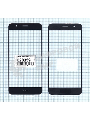 Стекло для Huawei Honor 8 черное