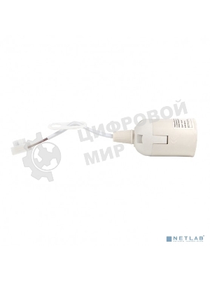 Патрон Е27 подвесной с клеммной колодкой пластик белый EKF PROxima