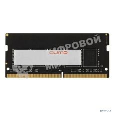 Оперативная память Qumo, DDR4, 8GB (1x8GB), 3200 MHz, CL22, без радиатора, SO-DIMM (INTEL Only)